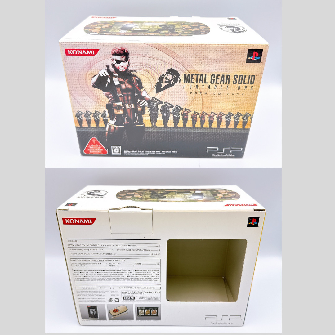 Sony PSP-1000 Console Metal Gear Solid Limited Box Region free w/4GB -Excellent+