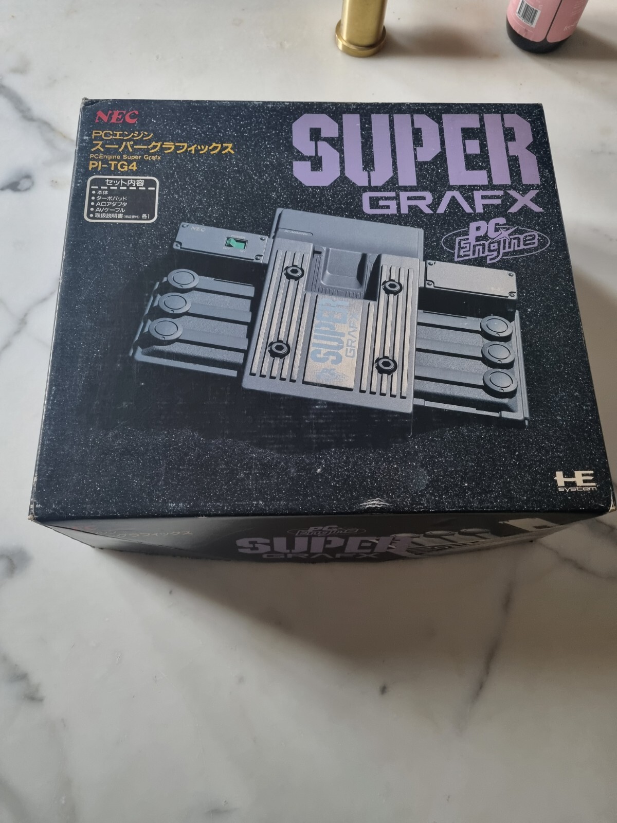 PC Engine SUPER GRAFX PI-TG4 Console System with Box Tested