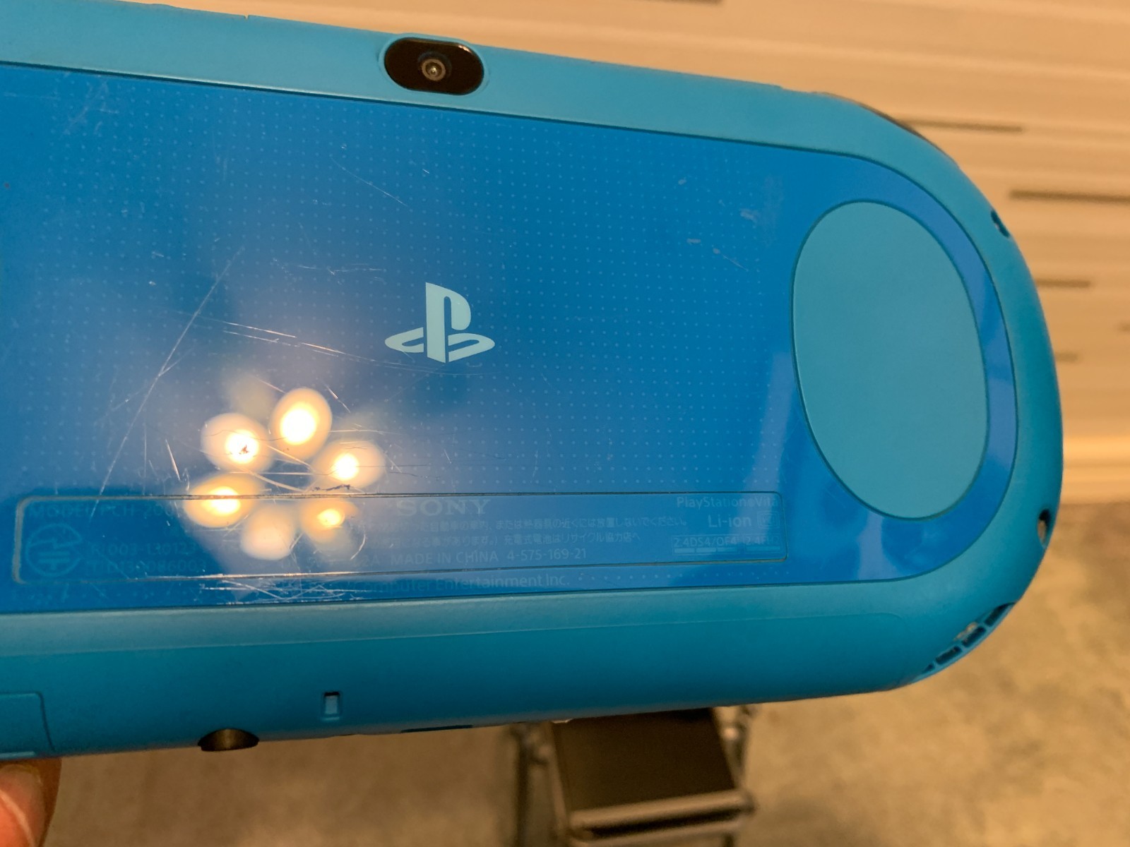 SONY PlayStation PS Vita PCH-2000ZA23 soft set Aqua Blue