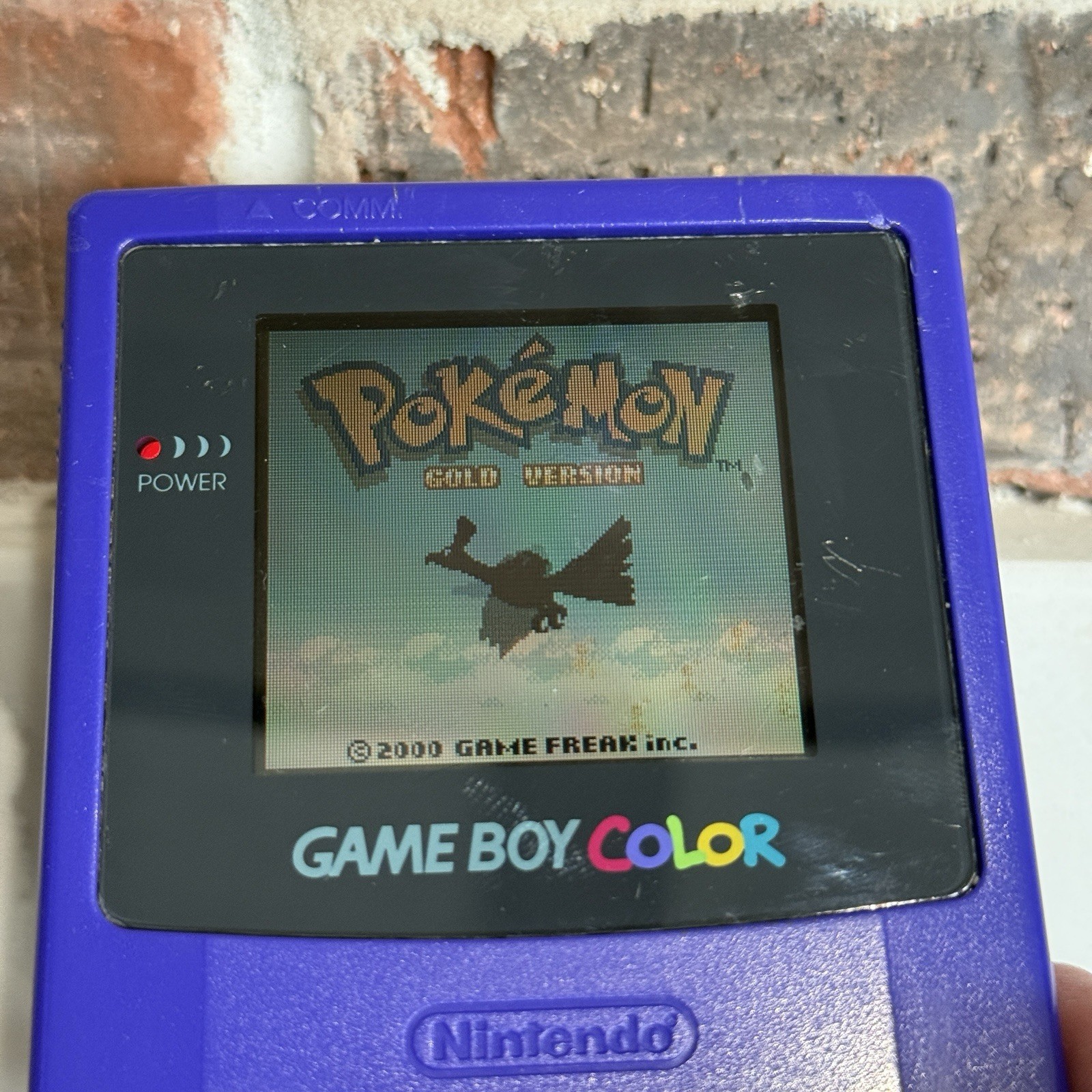 Nintendo Game Boy Color Grape Purple (CGB-001) Tested Working OEM