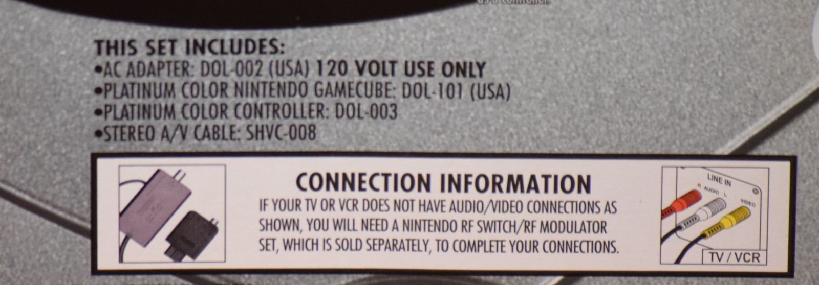 Nintendo GameCube Black Console DOL-101 Tested Working OEM Cords