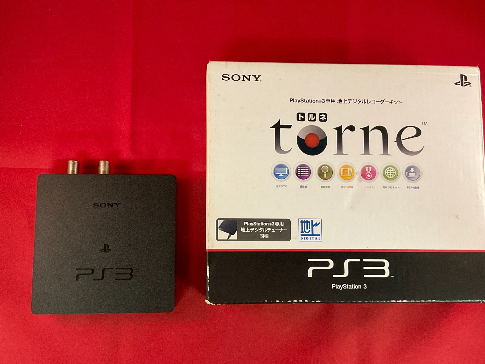 Torne TV Tuner (Sony Playstation 3 PS3) CECH-ZD1J Main unit and box only From JP