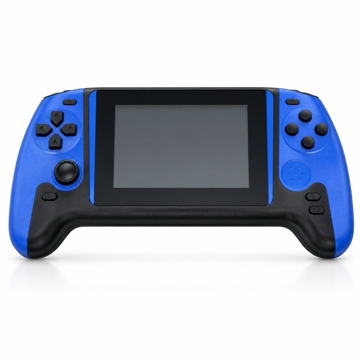 Wireless Handheld Game Console Controller Grip Blue Black Portable Gaming System