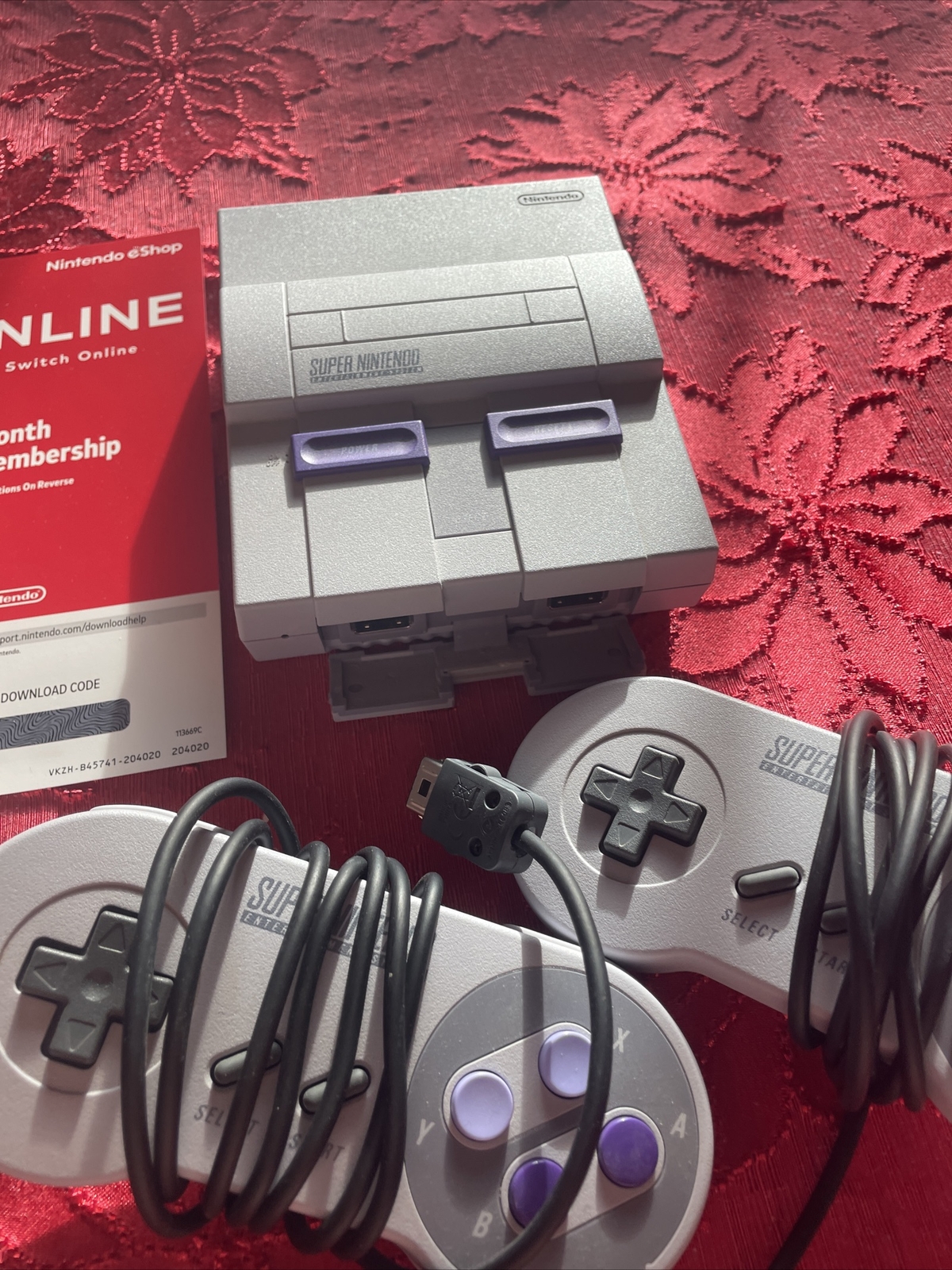 snes & NES Classic Two NES Wireless Controllers With Nintendo Online Membership