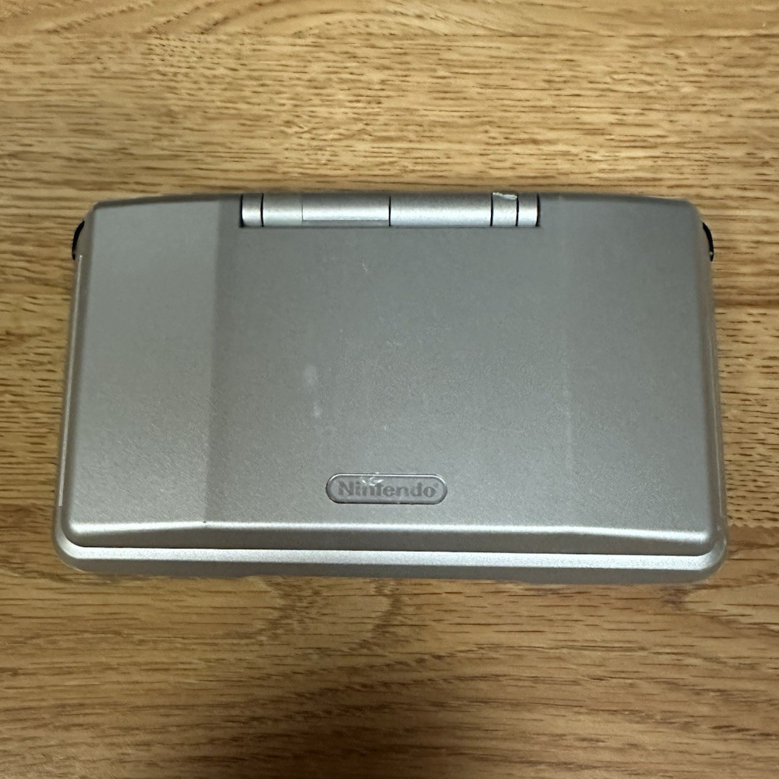 Nintendo DS Silver Handheld System Region Free Bad Hinge T/W