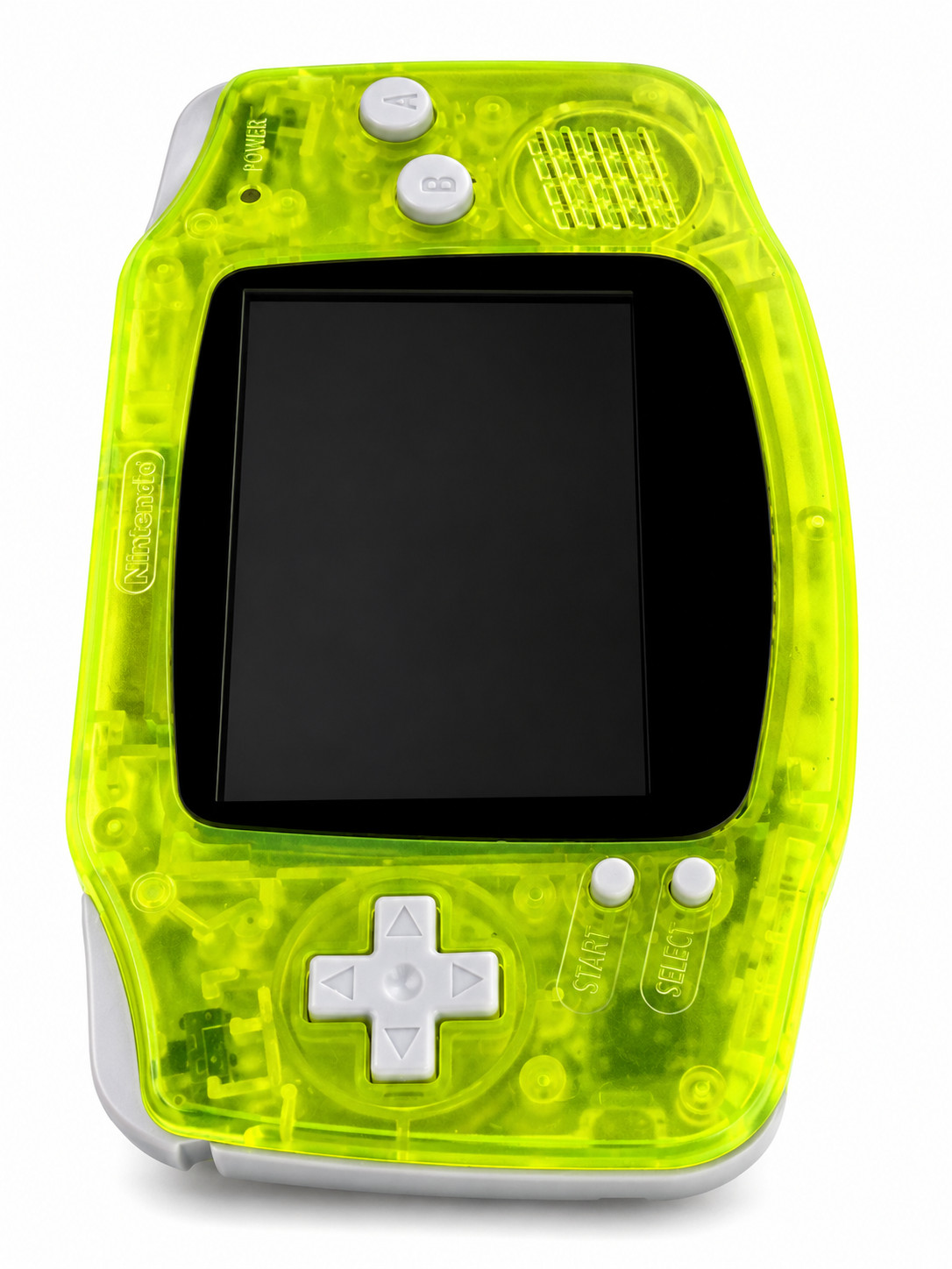 Nintendo GameBoy Advance GBA IPS Backlit Screen Clear Lime Excellent GBA IPS