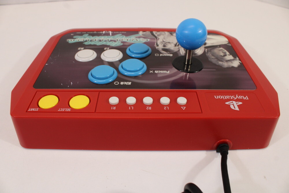 Hori Virtua Fighter 4 Evolution Stick Red Arcade Controller PS2 PS1 Japan Import