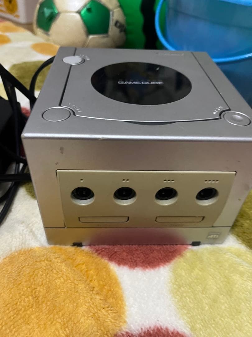 GameCube Silver Console 4-Port with Power & AV Cables Tested Used