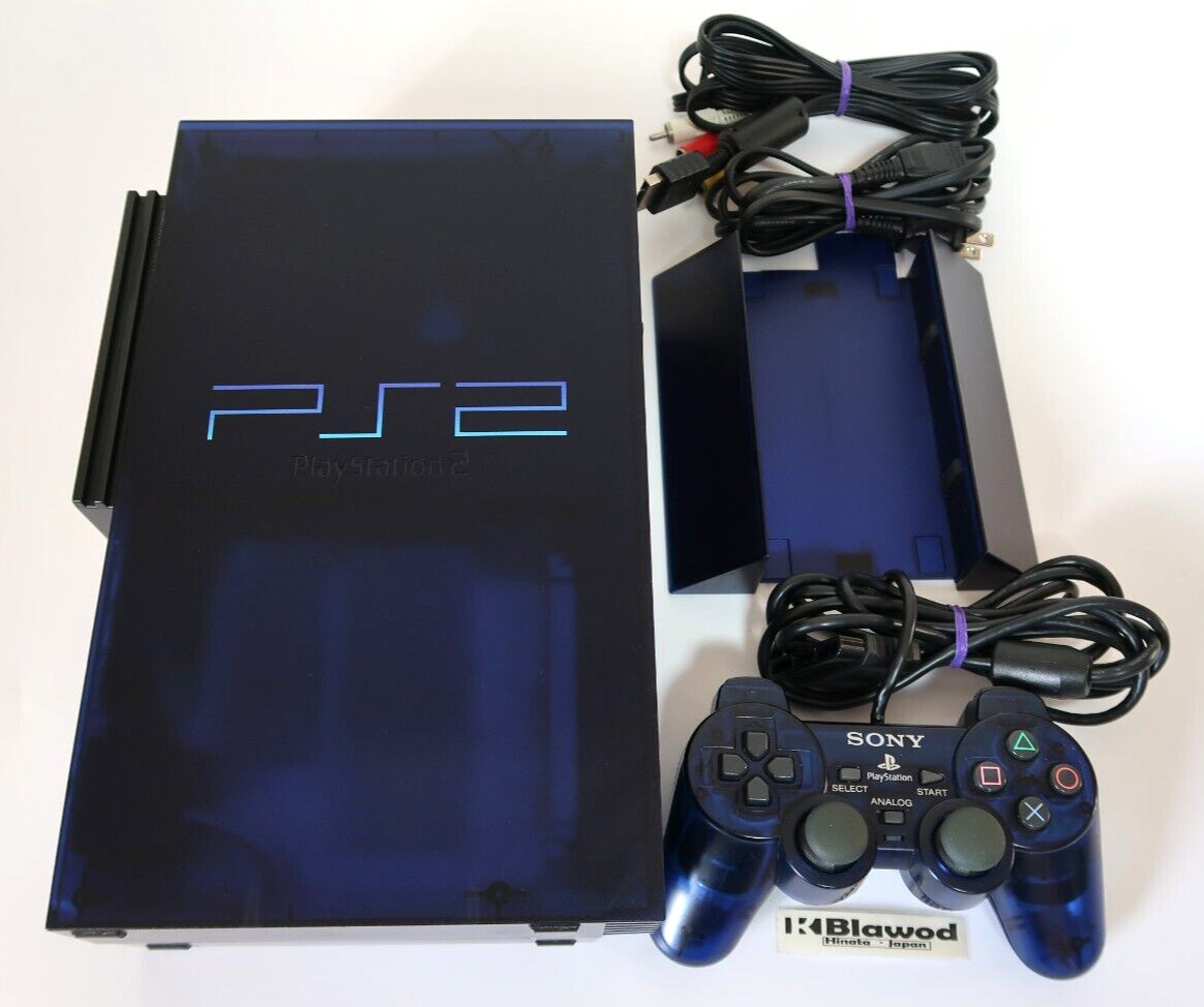 Sony PlayStation2 PS2 SCPH-50000MB/NH MidnightBlue Console NTSC-J F/S Tested
