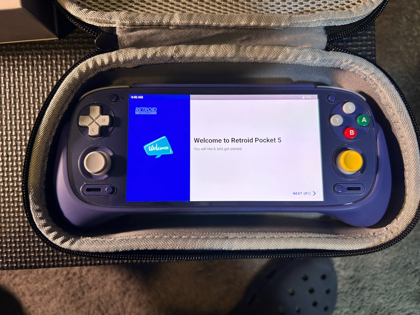 RETROID POCKET 5 (PURPLE) 8GB/128GB (FREE CASE AND GRIP) MUST BE SET UP (GXRG)