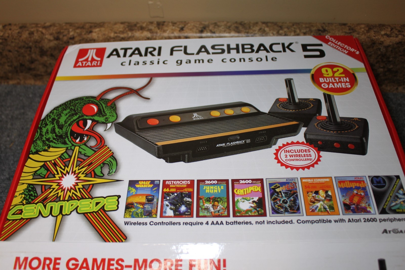 Atari Flashback 5 Classic Game Console 92 Built-in Video Games AR2670C