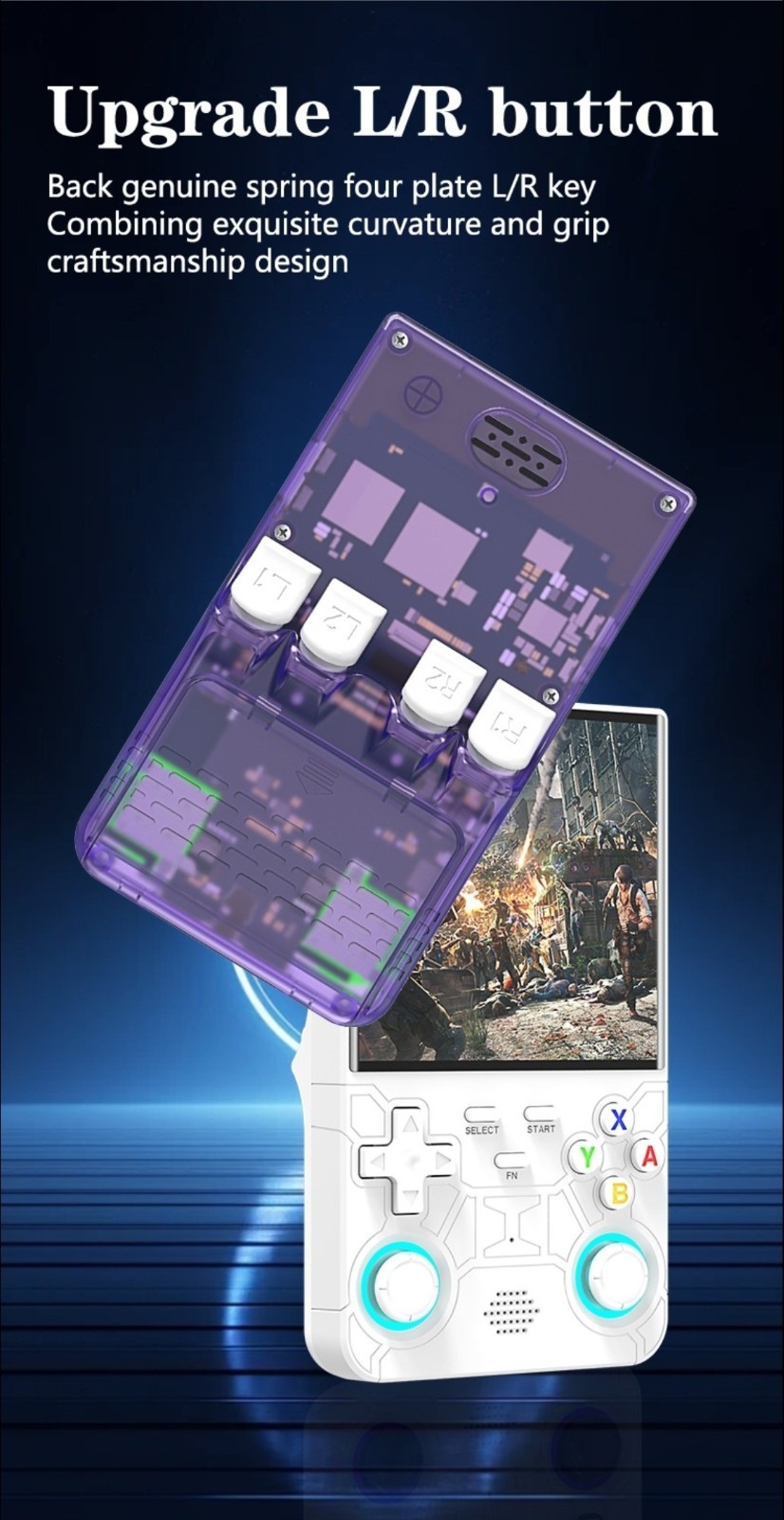R36 Ultra Handheld Game Console 2025 128 gb With Wi-Fi Support Double Joystick