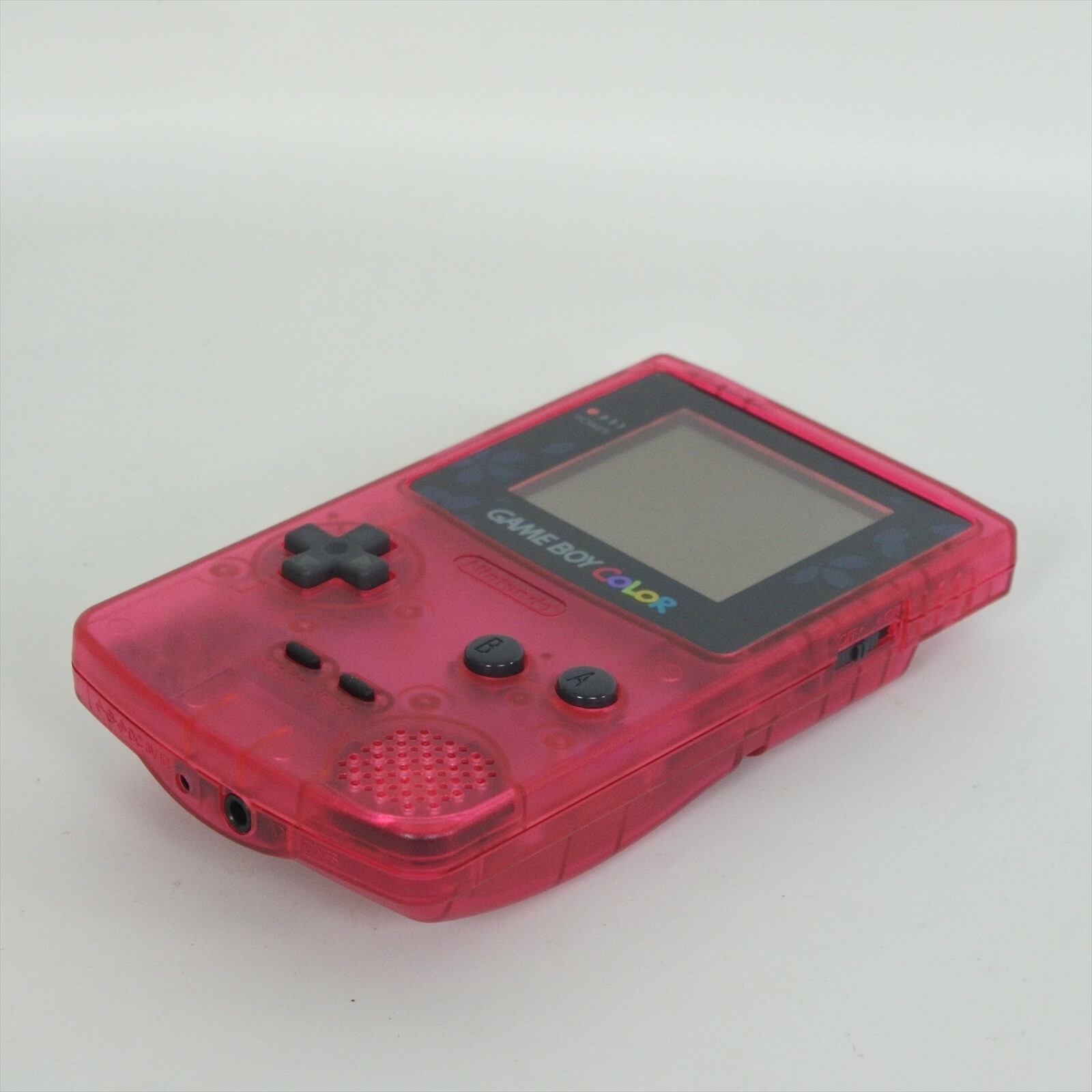 GameBoy Color Console GOOD Clear Cherry Pink Boxed Sakura Wars 7223 Nintendo gb