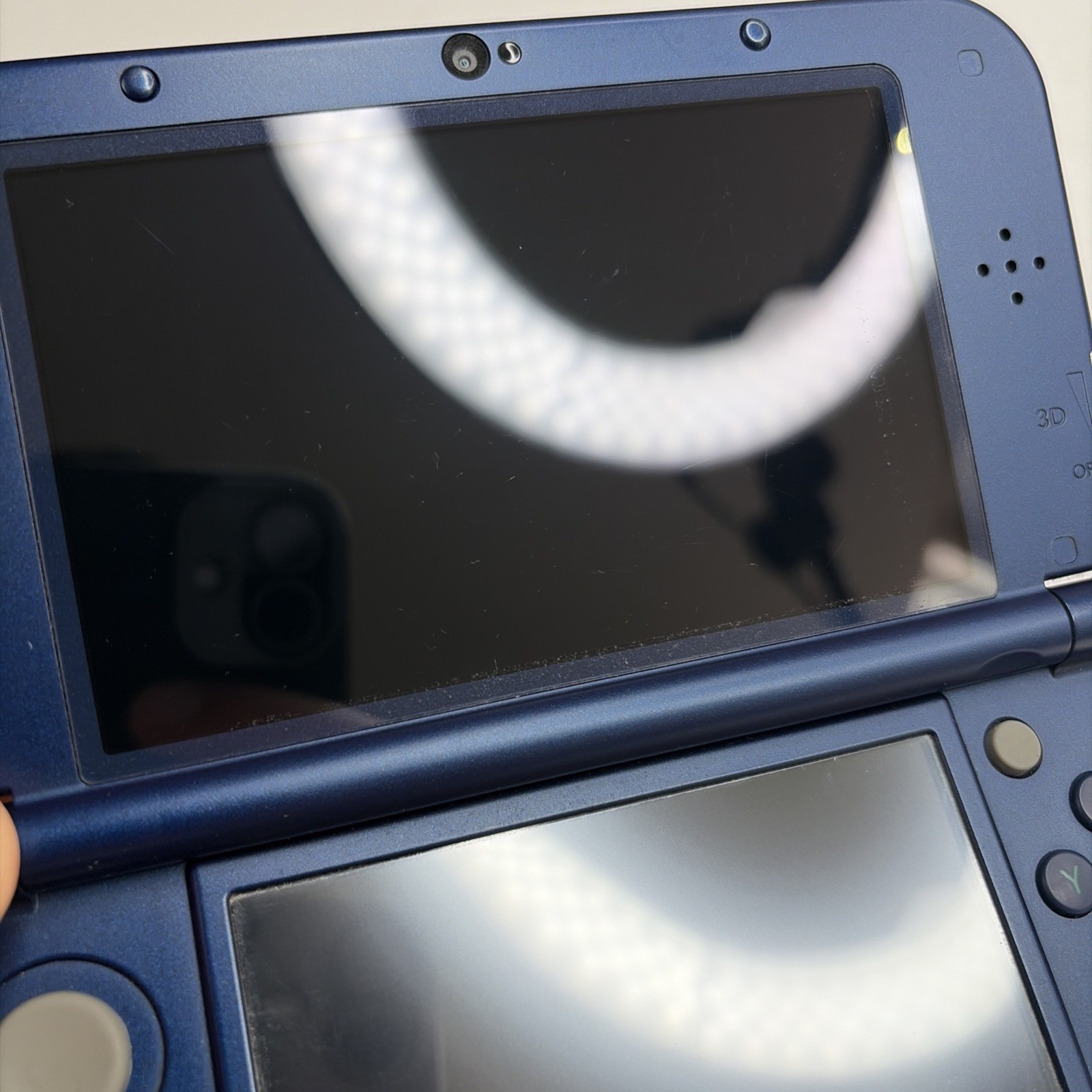 New Nintendo 3DS XL LL Blue Console – Tested! W Charger Stylus