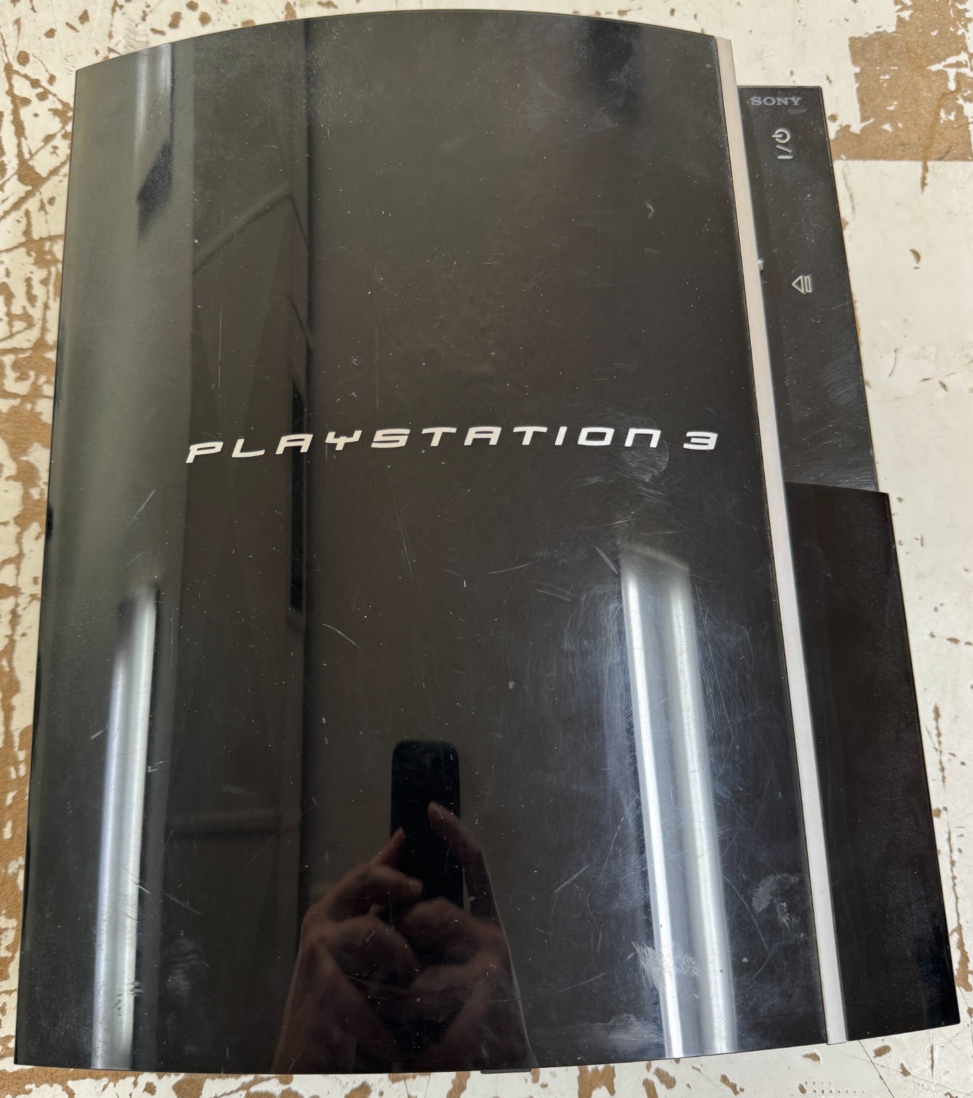 Sony PlayStation 3 PS3 CECHG01 Black Console PARTS OR REPAIR ONLY
