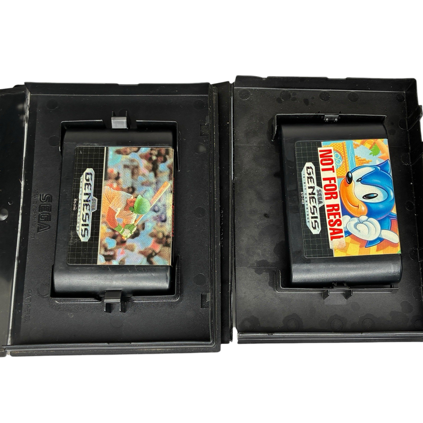 Sega Genesis 3 +6 Games Console Bundle 2 Controllers AV AC Adapter Tested Works
