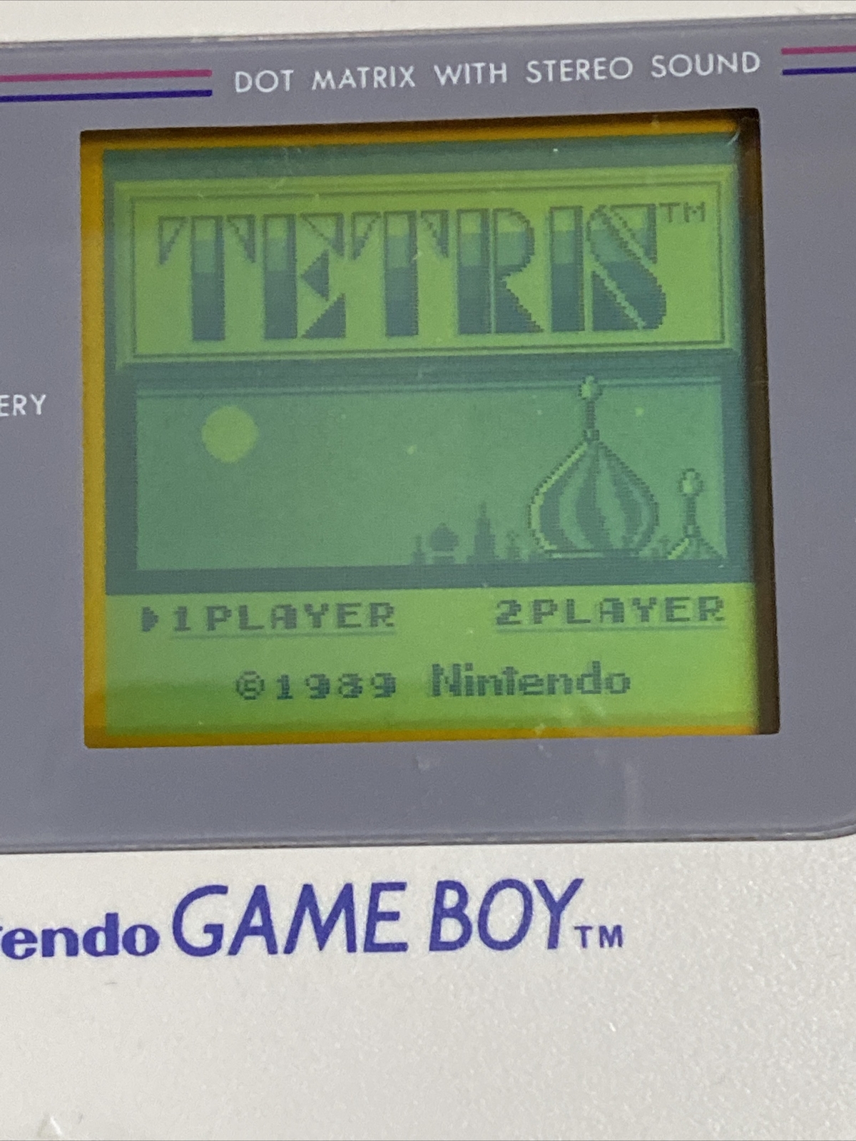 Gray 1989 Nintendo GAME BOY DMG-01 TETRIS Light Boy Cleaning Kits Case etc.