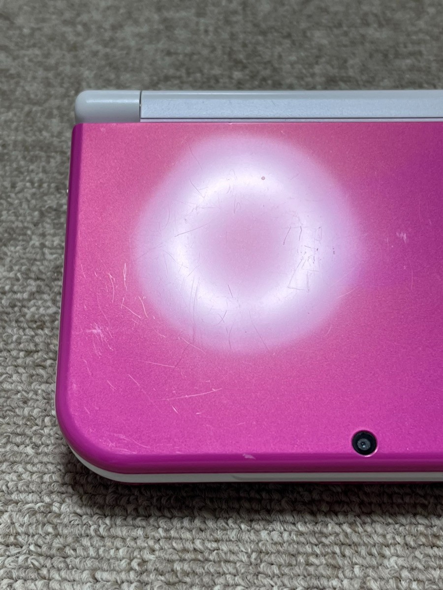 New Nintendo 3DS XL LL White x pink Console region Japanese B994