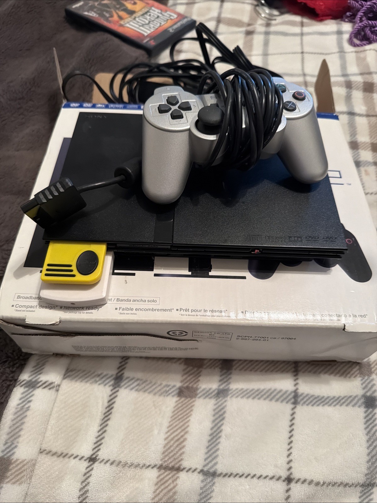 Sony PlayStation 2 PS2 Slim Console Complete. Tested Working