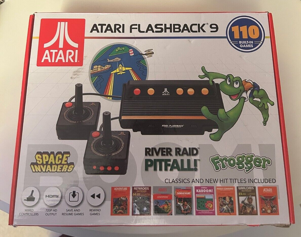 Atari Flashback 9 retro classic 2600 videogame game console FOR PARTS / REPAIR