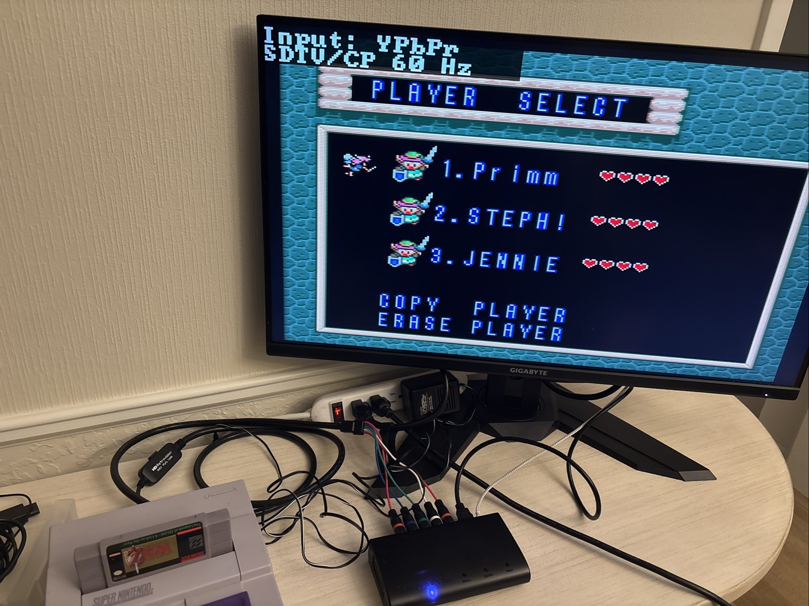 SNES AUTHENTIC Super Nintendo Bundle with Zelda, cables, controller, and more!!!