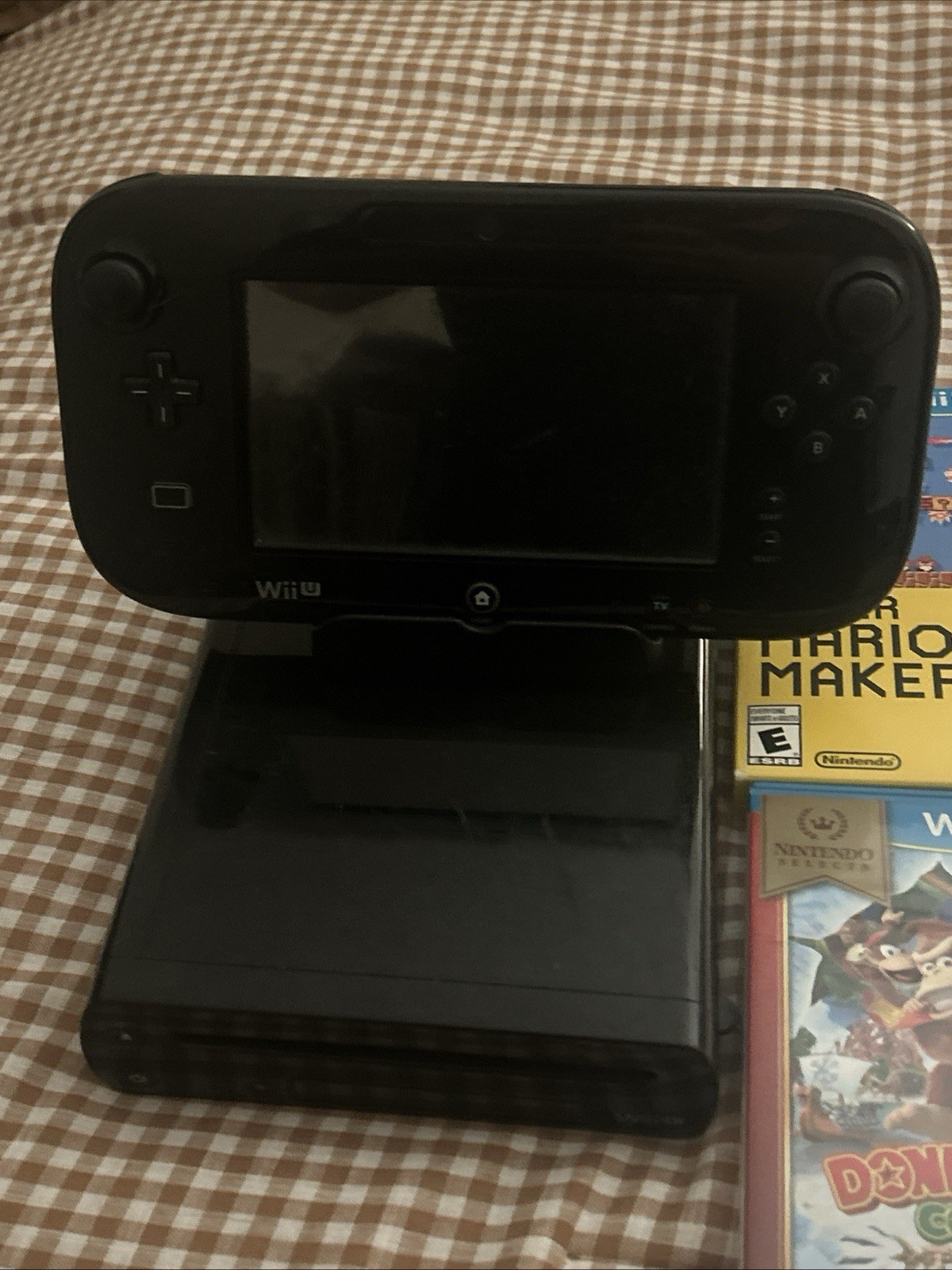 Wii U With Tablet And Game Lot