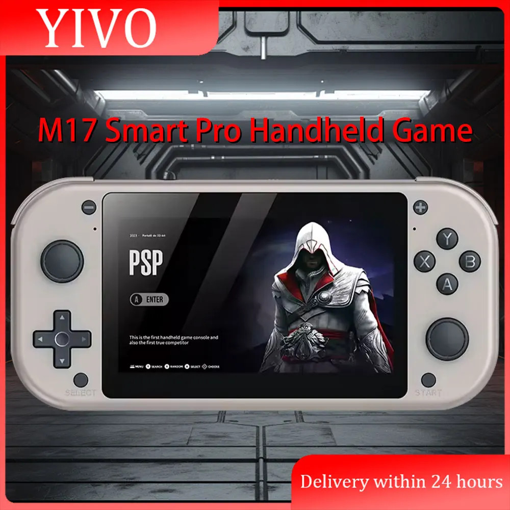 For Trimui M17 Smart Pro Handheld Game Console 4.96”IPS Screen Linux System Joy