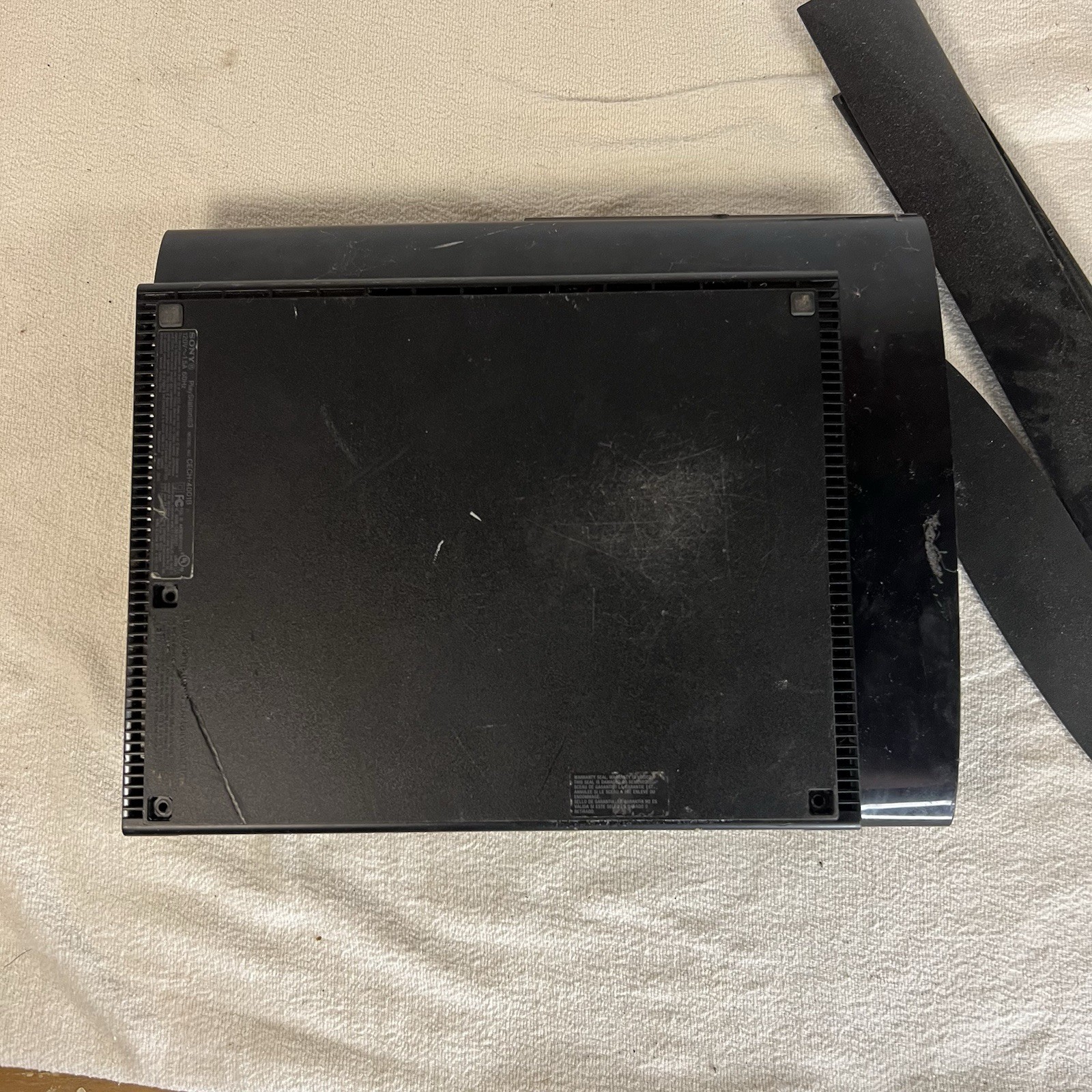 Sony PlayStation 3 Super Slim PS3 Black Console Gaming System Only Tested