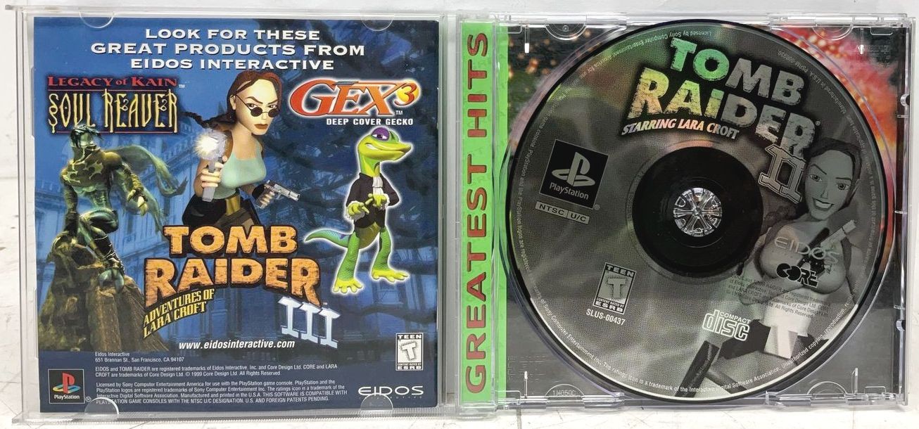 Lara Croft Tomb Raider II Greatest Hits Sony Playstation