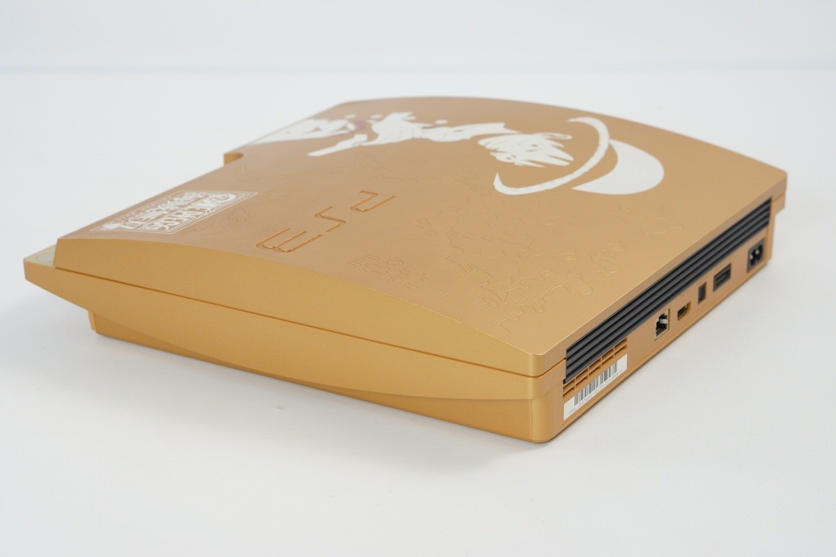 PS3 Playstation3 ONE PIECE GOLD Console CECH-3000B 320GB Tested System 35