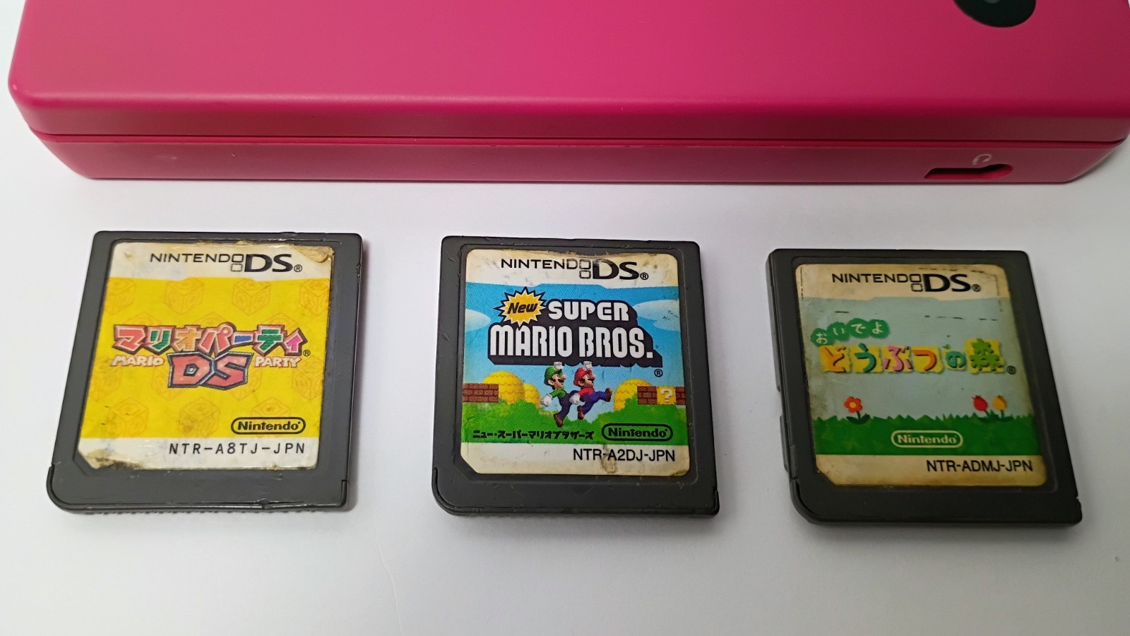 Nintendo DSi PINK Handheld Game Japanese Console BUNDLE 🔥 | TESTED | READ BELOW