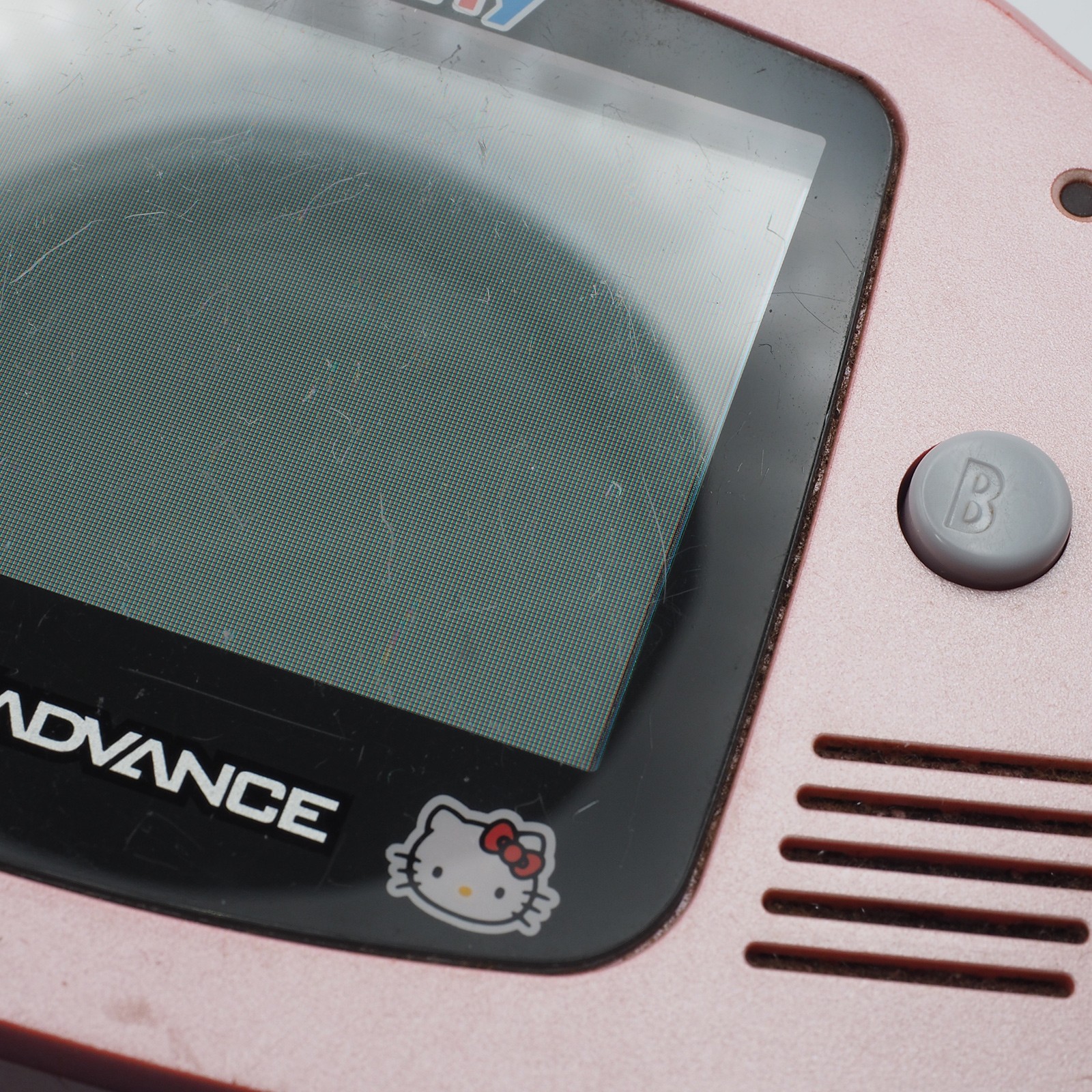 Nintendo Game Boy Advance Hello Kitty Pink Limited Edition GBA WORKING #5[G-VG]