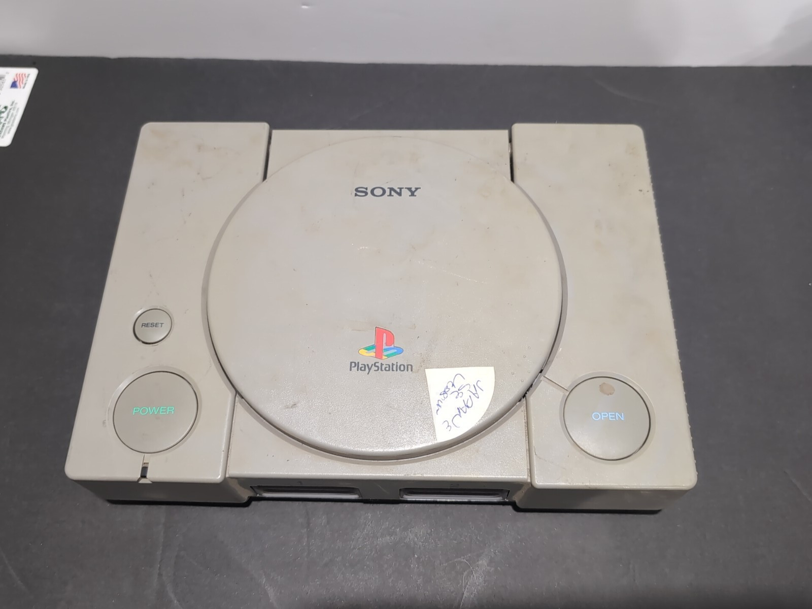 Sony PlayStation 1 PS1 SCPH‑7000 Japan NTSC‑J Console For Parts/Repair Yellowing