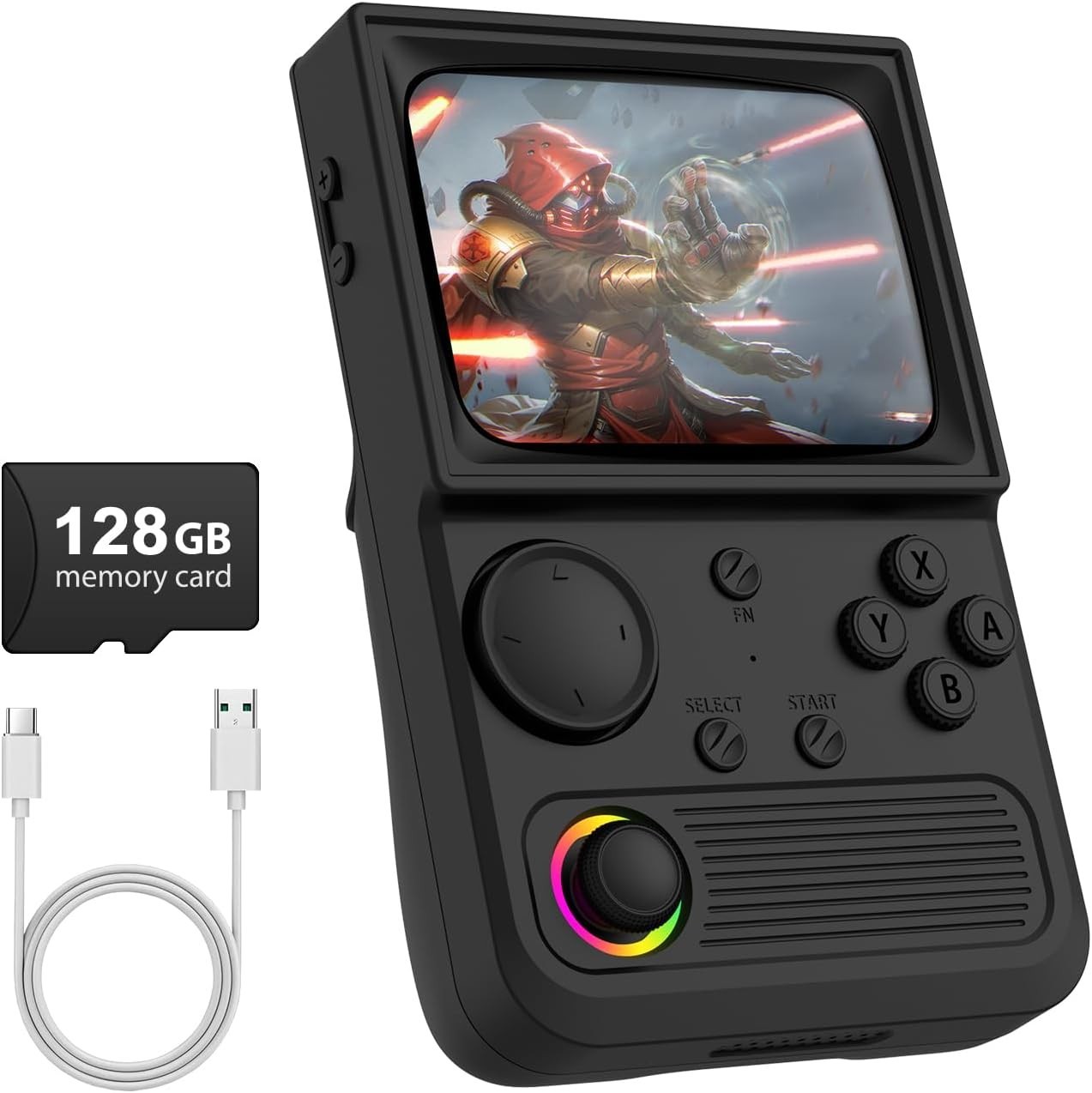 Portable R36T Retro Gaming Console – 3.5” Screen, 3500mAh Battery Life