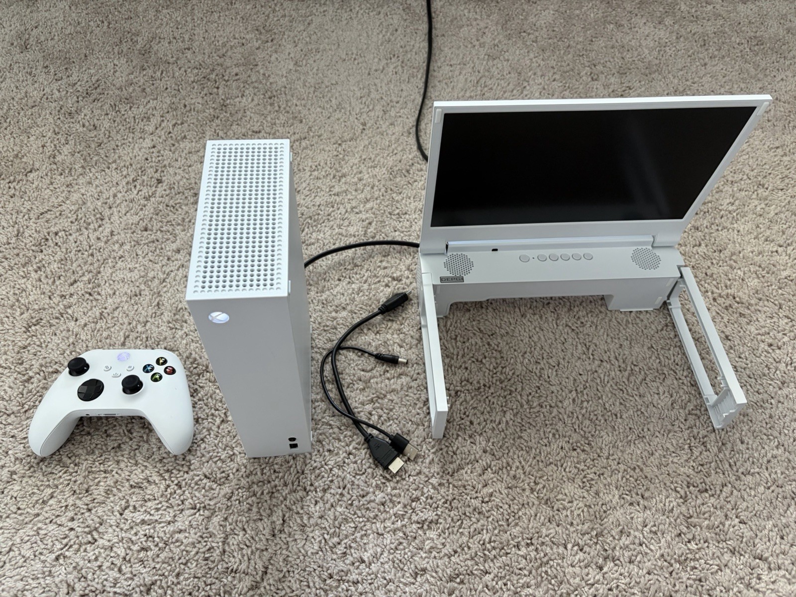 Xbox Series S 512GB Console w/ Controller, Attachable Monitor And PC Controller