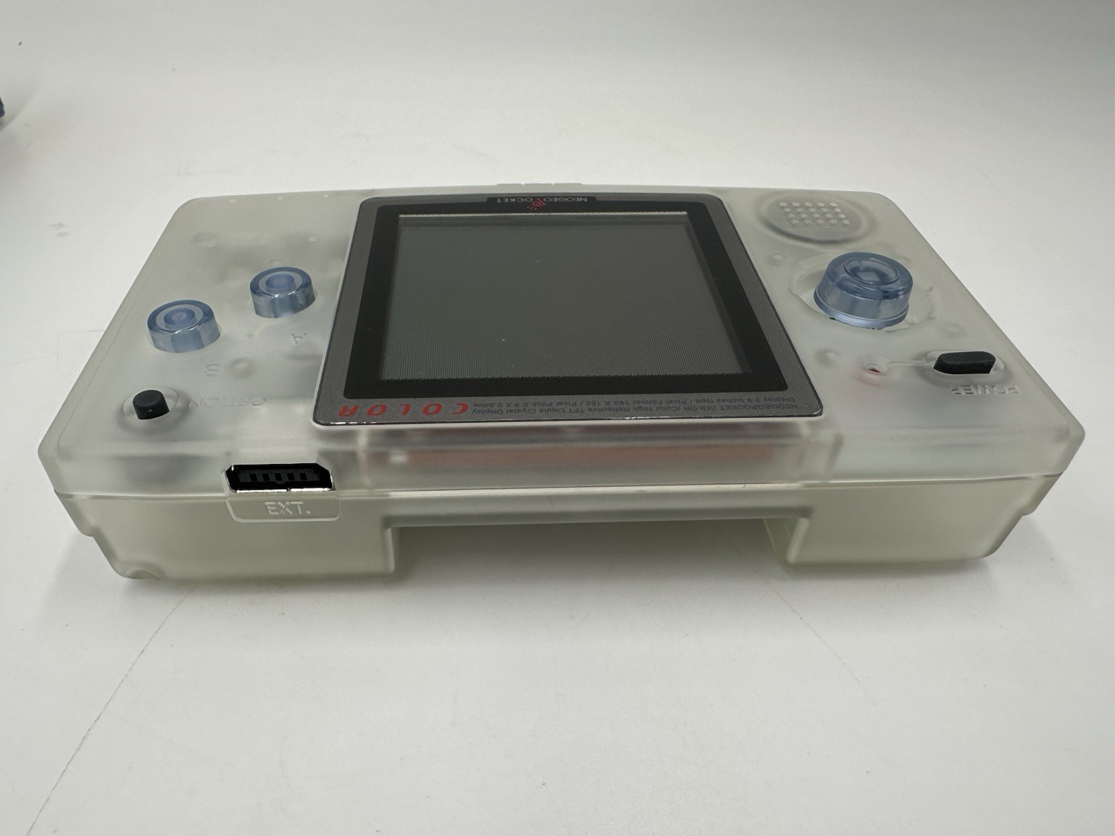 Neo Geo Pocket Color SNK Console Crystal White with box