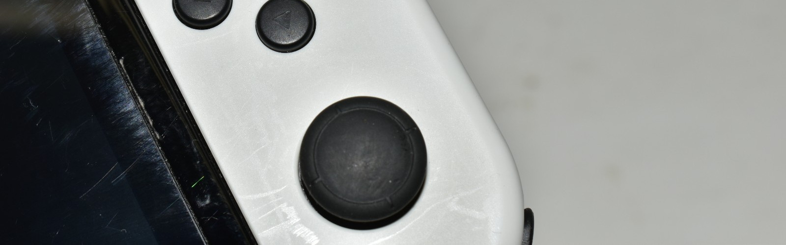 Nintendo Switch OLED Broken Thumb stick Joycon and Screen Marks HEG-001