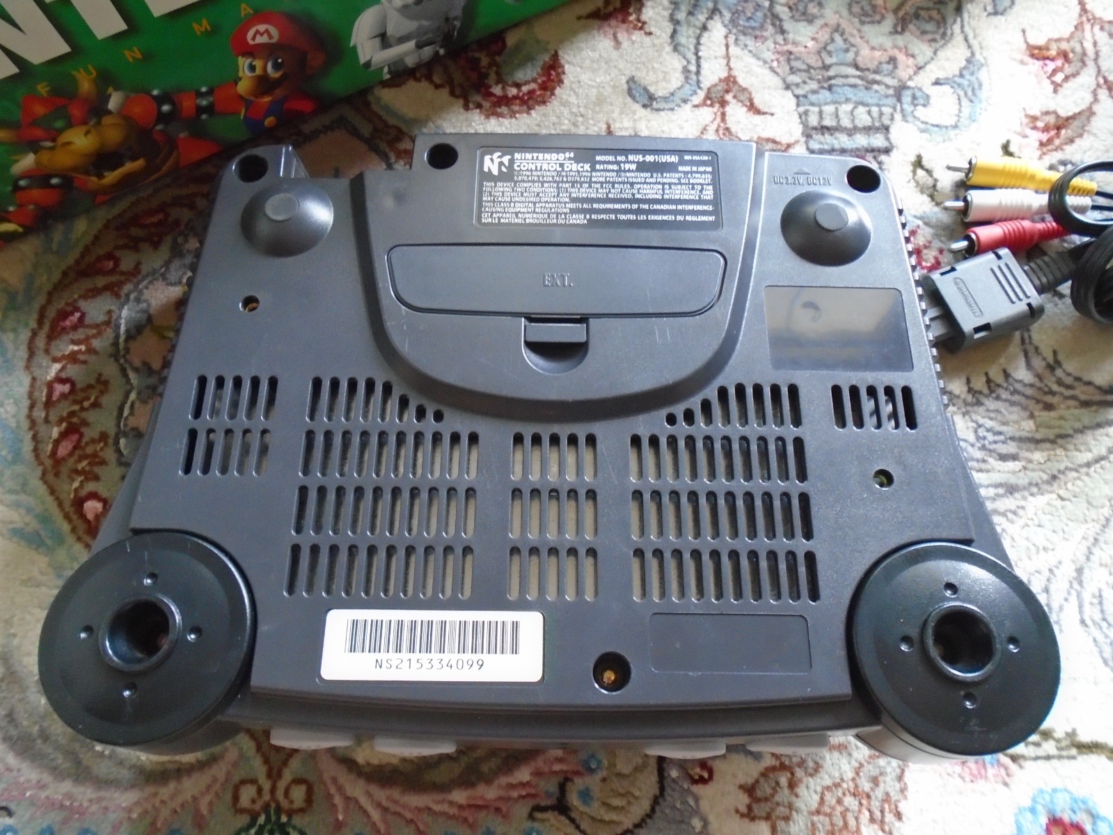 N64 Console NUS-001 w/ BOX, controller, cables, nintendo 64 TESTED