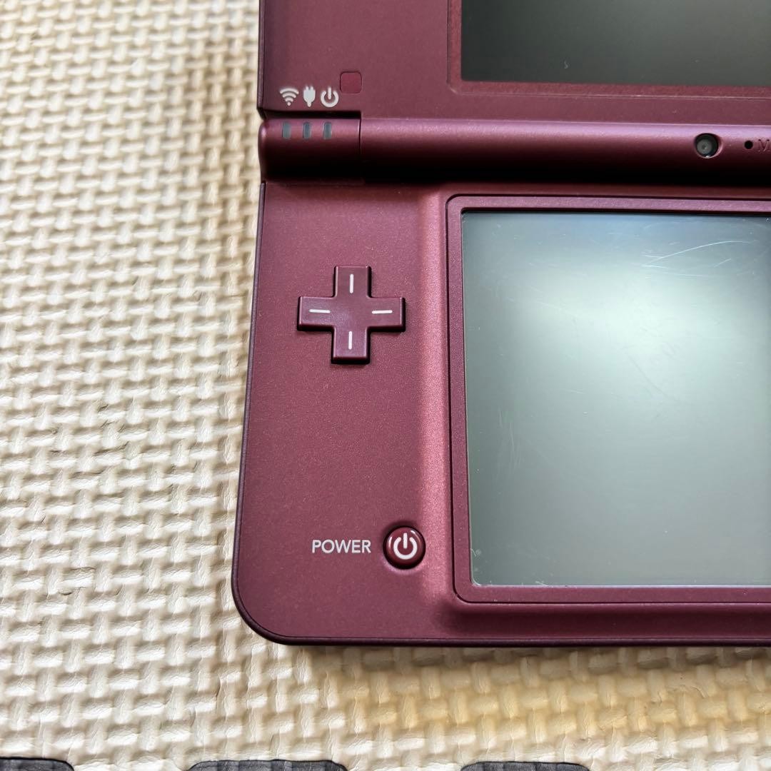 Nintendo DSi LL Wine Red Console Tested Working Region Free Boxed Complete