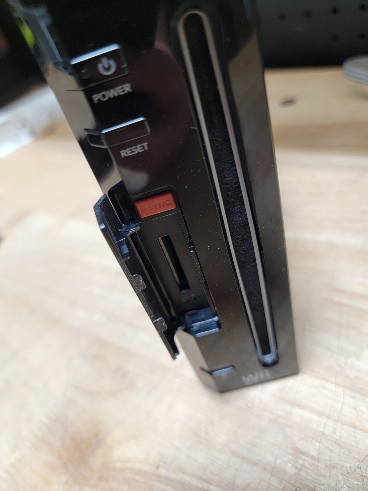 Nintendo Wii RVL-001 Black Console ONLY! POWERS ON! *Won’t Read Disc*