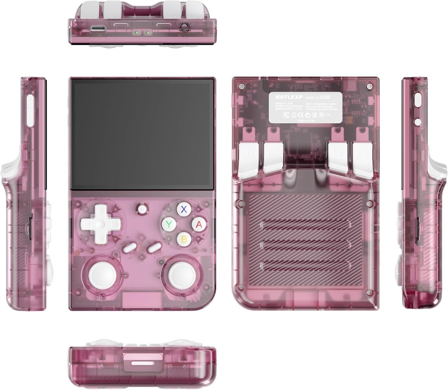 G350 Retro Gaming Console with 3.5″ Display, 3200mAh Battery, Multiplayer Fun
