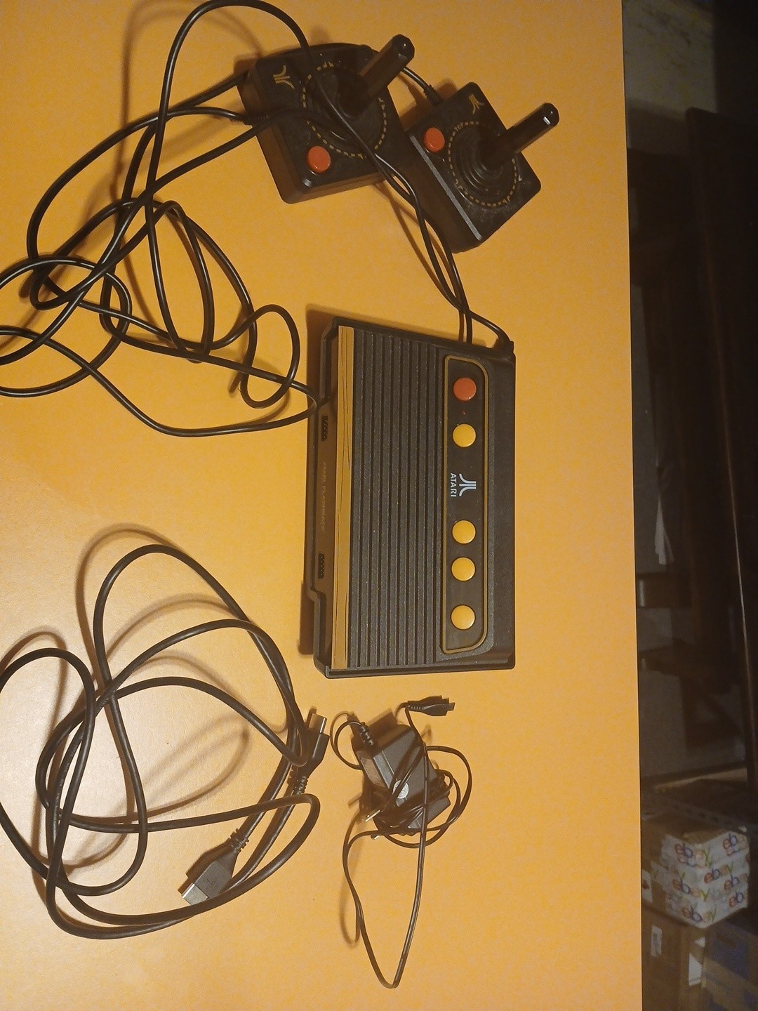 Atari Flashback 9 AR3050 W/ 2 Controllers Power And HDMI Cords Used Works