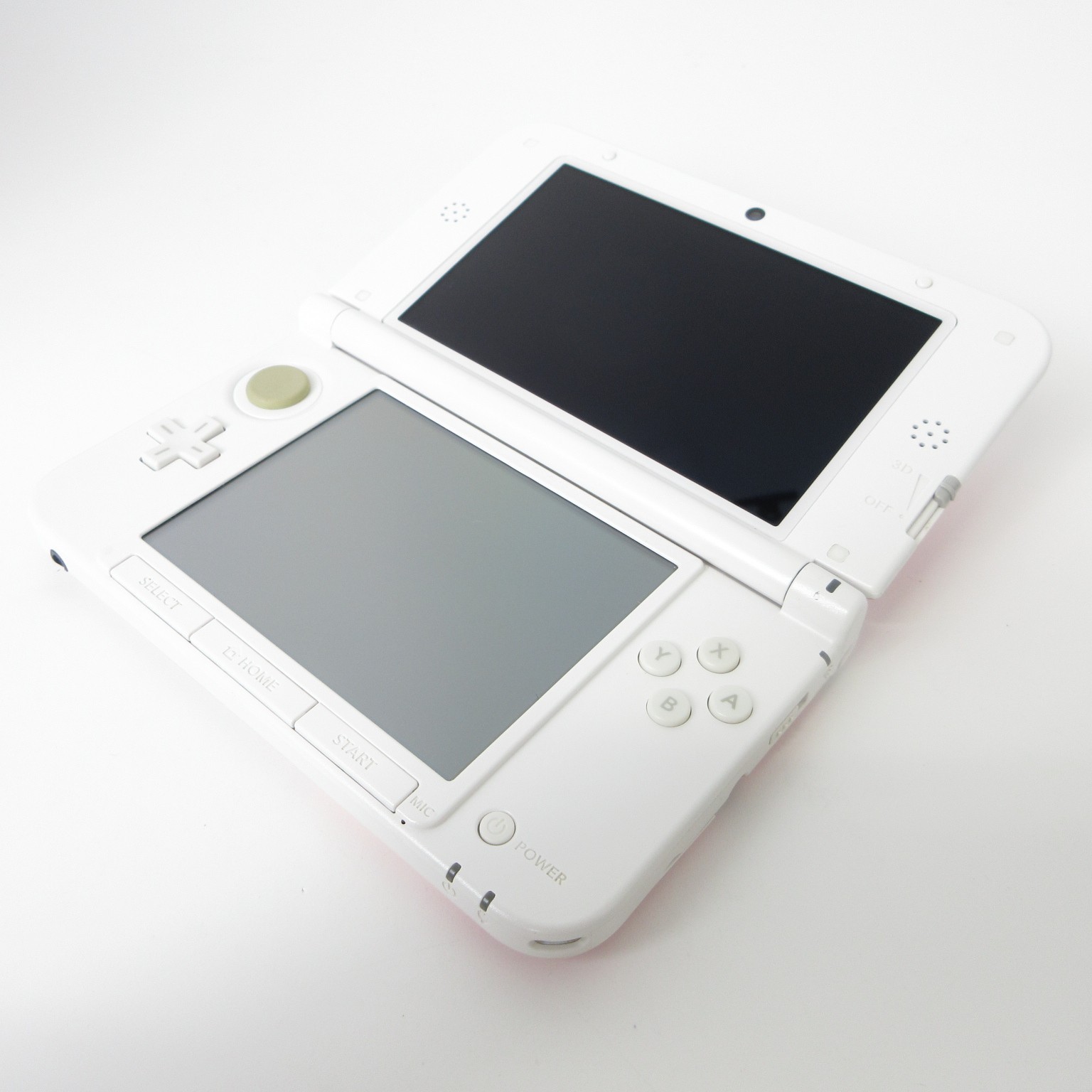 【Excellent】Nintendo 3DS LL XL Pink x White Console ONLY Japanese Edition #Arr042