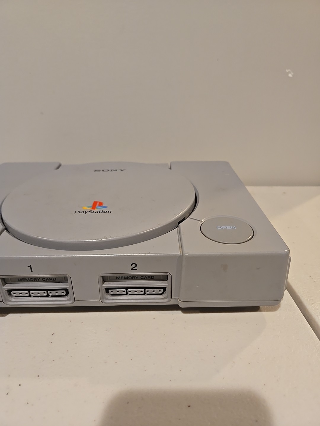 Sony PlayStation 1 PS1 Gray Console Gaming System SCPH-9001 (Read Description)