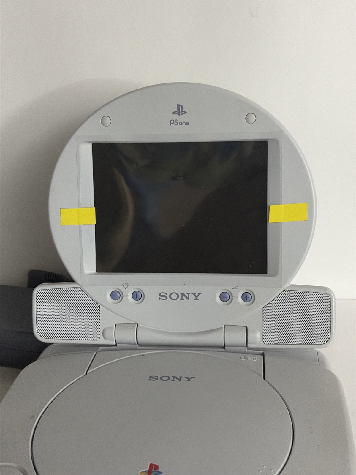Sony PS One Playstation Slim PS1 Console w/LCD Screen SCPH-101 TESTED
