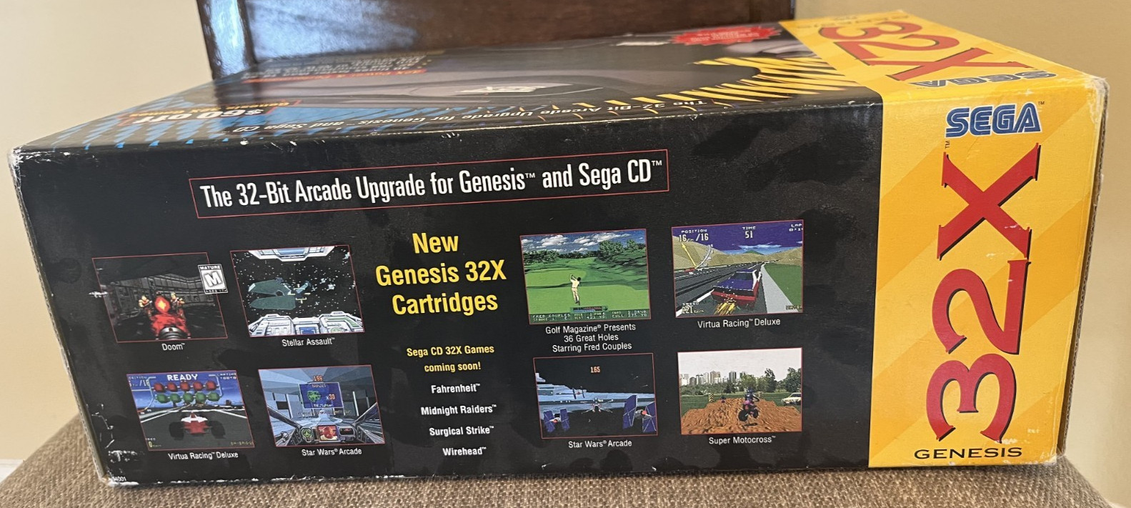 Sega 32X Unit System Console In Box w/ Crossover Cable