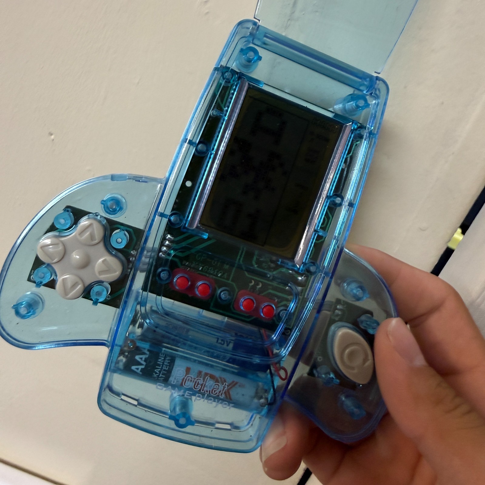 Vintage Pocket Game Player 90s Retro Console Works