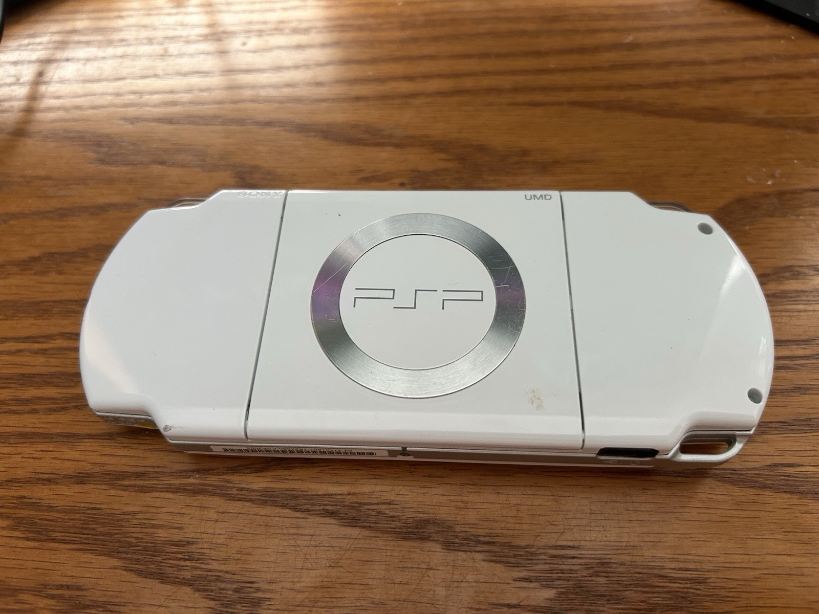 Sony PSP 2000 Launch Edition Ceramic White Handheld System Good Shape Tested!