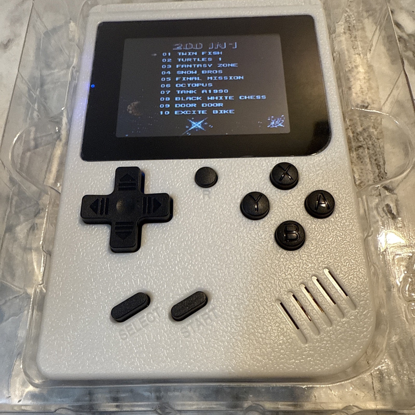 Merkury Innovations Fantastic Arcade Fun Portable Gaming Console 200 Games GREY