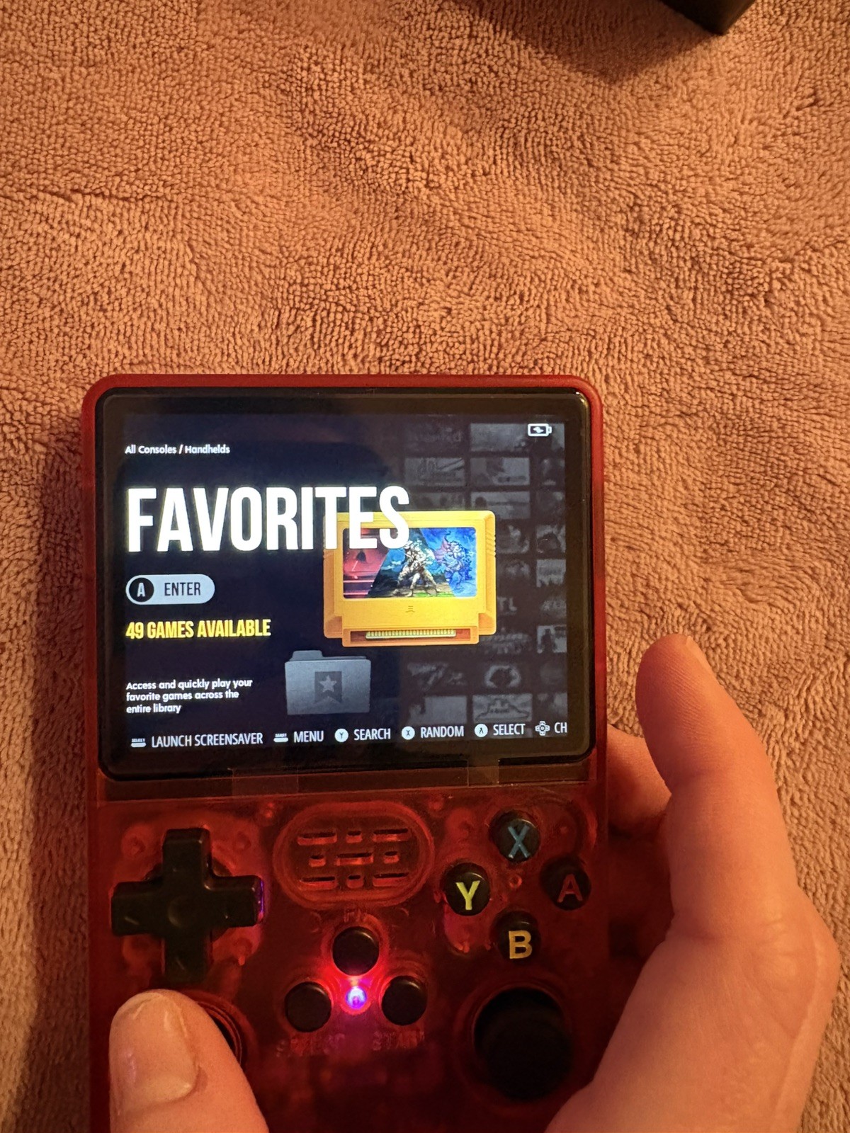 Game Console 20,179 games new maroon color in Original Box